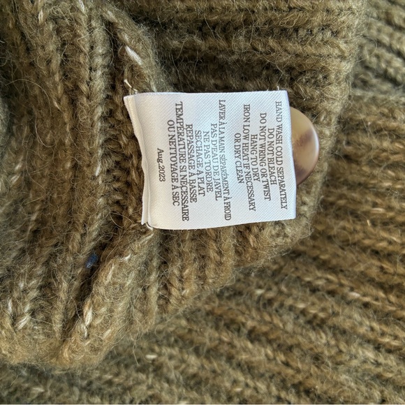 Olive Green Z Supply Josie Women’s Cardigan Sweater Size Large - Picture 10 of 10